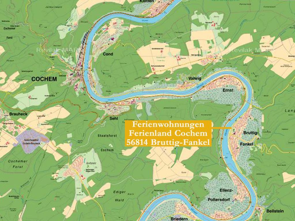 Ferienwohnungen Ferienland Cochem Bruttig-Fankel Eksteriør bilde